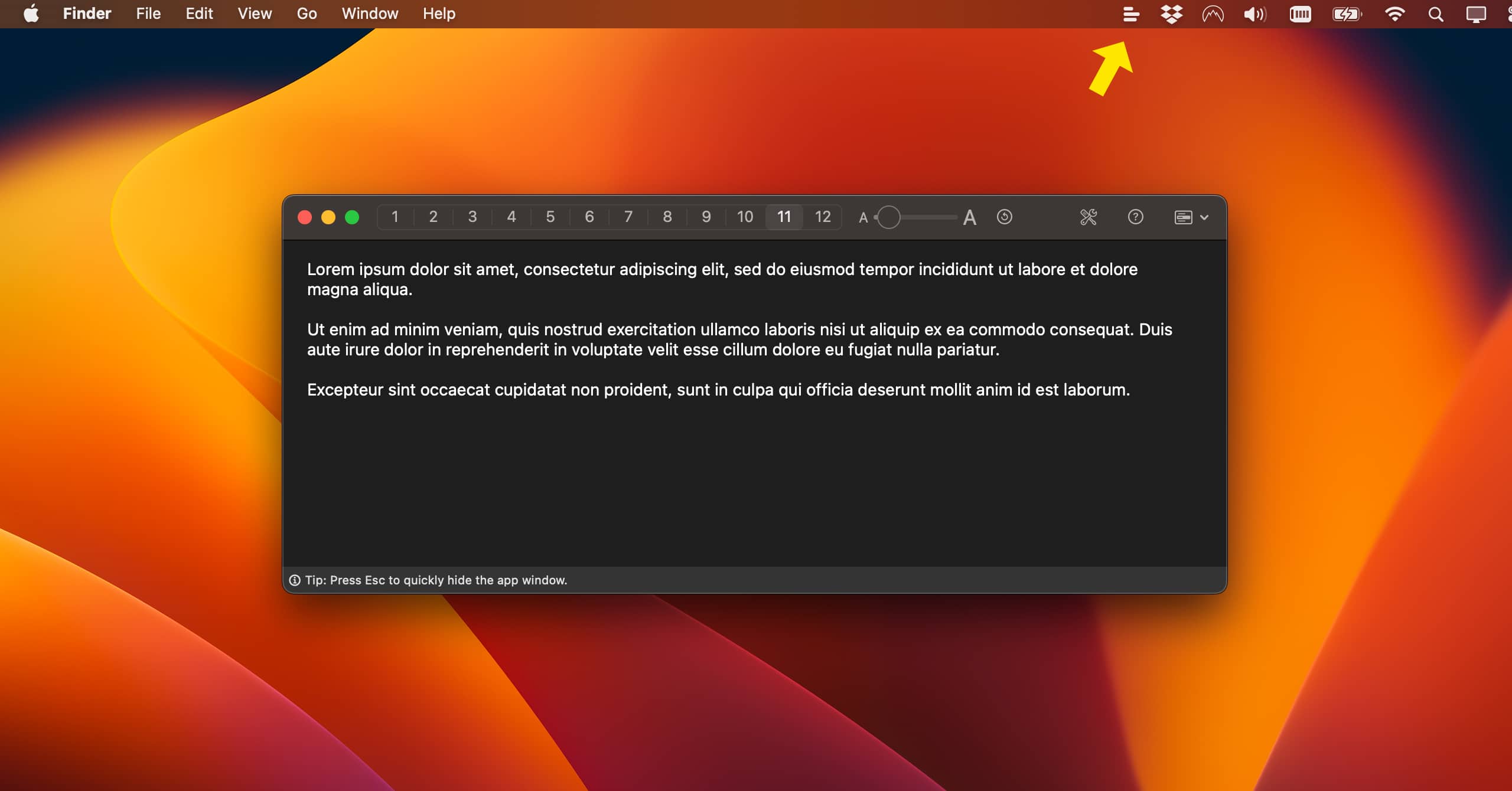 QuickBox Text / Notes Manager screenshot